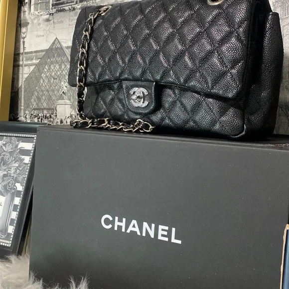 Chanel Caviar Quilted Medium Double Flap Black ππ» - Picture 5 of 12